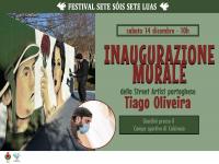 Sabato 14 Dicembre l'inaugurazione del murales di Tiago Oliveira a Calcinaia