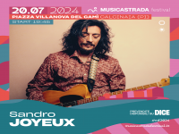 Torna il Musicastrada Festival: il 20 Luglio a Calcinaia arriva Sanndro Joyeux!