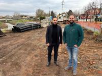  Aperto il cantiere della pista ciclopedonale che collegherà Pardossi a Fornacette